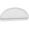 Ekena Millwork Elliptical Smooth Architectural Grade PVC Combination Pediment, 74"W x 25-3/8"H x 2-3/4"P PEDPC074X255ELL00 - alternate 1